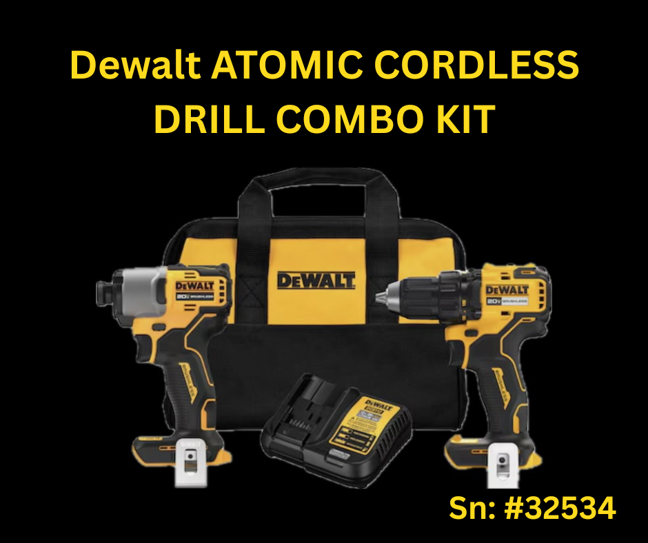 Dewalt ATOMIC 20-Volt MAX Lithium-Ion Cordless Combo Kit (2-Tool) #32534